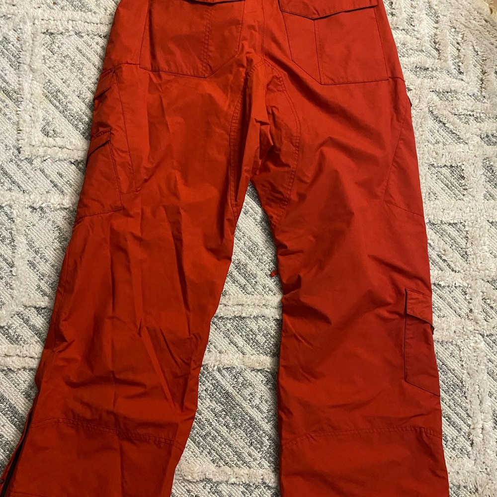 Simms Red Cargo Snow Pants with Big Utility Pockets SZ Large - Picture 4 of 6